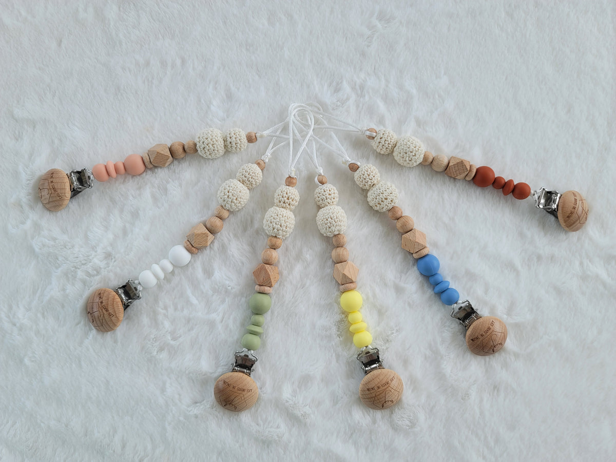 Mophrati Lot De 5 Attaches-sucettes En Métal De Qualité